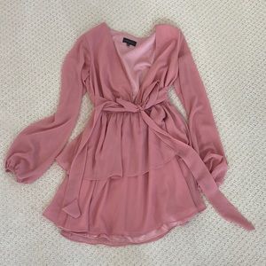 Majorelle dress XXS long sleeve pink dress!